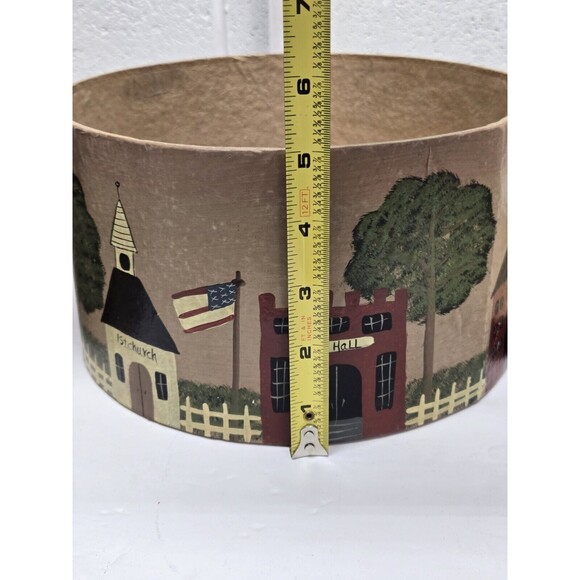 Stacked Shaker Boxes 3 Hand Painted Cottagecore Farm Homestead - Picture 6 of 16